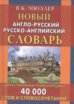 Новый англо русский  русско английский словарь с двухсторонней транскрипцией Хит книга 978 988 587 197 4