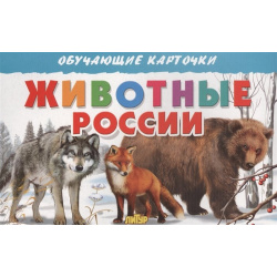 Обучающие карточки  Животные России Литур 978 5 9780 0862 3