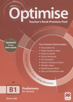 Optimise B1  Teacher s Book Premium Pack Macmillan 978 1 380 03376 5