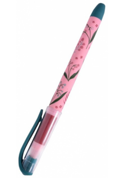Ручка гелевая черная "Garden" розовый  0 5 мм