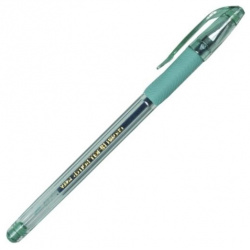 Ручка гелевая 0 7мм  зеленая CROWN