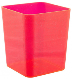 Стакан для пишущих принадлежностей Base  Glitter пластик розовый