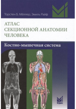 Атлас секционной анатомии человека  Костно мышечная система Медпресс информ 978 5 00030 494