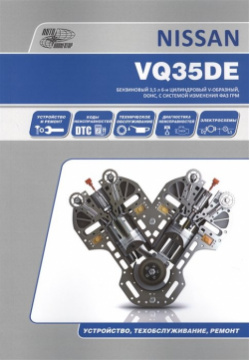 Nissan VQ35DE  Бензиновый 3 5 л 6 и цилиндровый V образный DOHC с системой изменения ФАЗ ГРМ Устройство техобслуживание ремонт 978 98410 122
