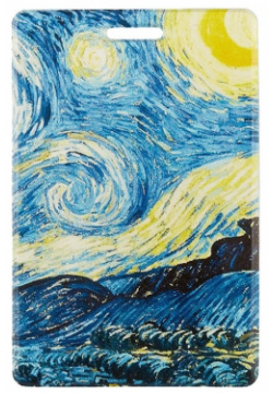 Чехол для карточек «Винсент Ван Гог  Звёздная ночь»