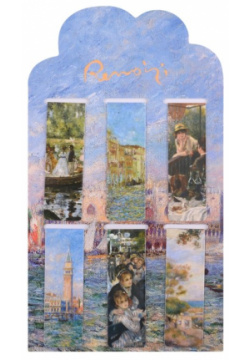 Магнитные закладки Пьер Огюст Ренуар Картины (6 штук)  978 0 02 899379 9