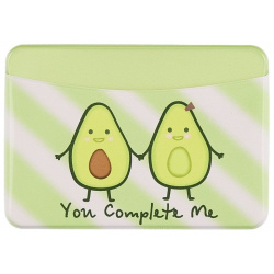Чехол для карточек «Авокадо  You complete me» с аппетитными авокадо будет