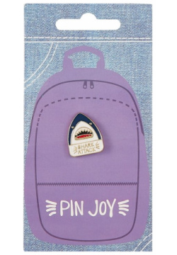 Значок Pin Joy "Акула  Shark attack" Акула attack