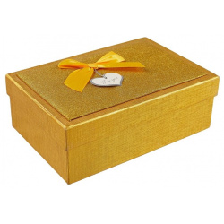 Подарочная коробка «Металлик золото»  большая