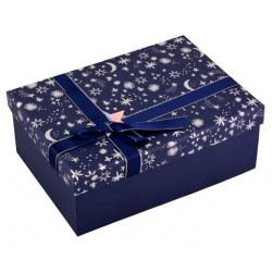Коробка подарочная "Звездная ночь" 21*14*8 5см  картон