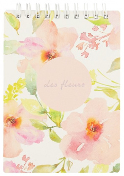Блокнот «Fleurs»  100 листов А6