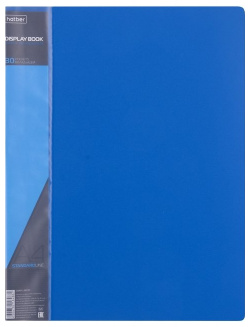 Папка 30ф А4 "STANDARD" пластик 0 6мм  синяя