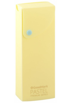 Пенал Yoi  Pastel выдвижной желтый бренда выполнен из прочного