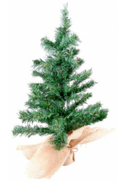 Новогодняя мини елка Зелёная Красавица (ПВХ) (50х28) 