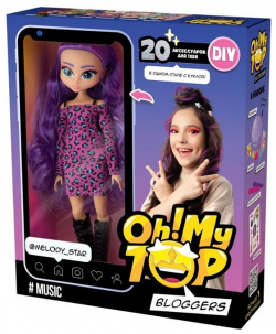 Игровой набор с куклой и аксессуарами DIY «Oh My Top» Music (3+) 