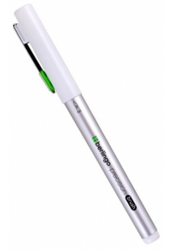 Ручка капиллярная (линер) "Precision" черная  наконечник кисть Berlingo