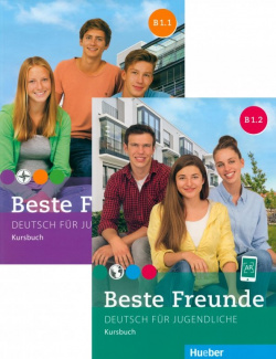 Beste Freunde B1  Paket Kursbuch 1 und 2 Deutsch fur Jugendliche als Fremdsprache (комплект из х книг) Hueber 978 3 19 231053 9