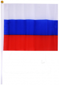 Флаг России ручной  полотно 21*14 подвес