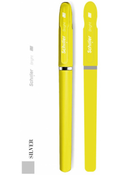 Ручка шариковая Schiller  Bright синяя 1 мм в ассортименте