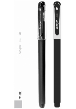 Ручка гелевая черная soft tuch  Schiller (LEA 21170)
