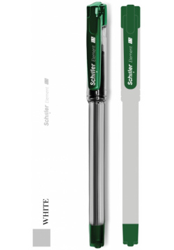Ручка шариковая Schiller  Element зеленая 0 5 мм