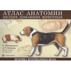 Атлас анатомии мелких домашних животных (305х230) Аквариум 978 5 9934 0250 