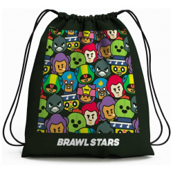 Мешок для сменной обуви "Brawl Stars  Команда героев Brawl " 1отд 320*410мм