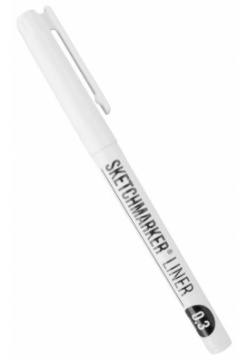 Ручка капиллярная черная 0 3мм (линер) SKETCHMARKER 