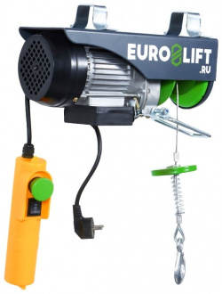 Электрическая стационарная лебедка EURO LIFT 00016925 РА 1000А 18M