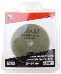 Гибкий шлифовальный алмазный круг Diam 000629 Master Line Universal