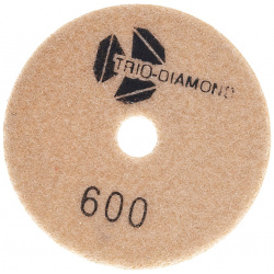 Гибкий шлифовальный алмазный круг TRIO DIAMOND 340600 Черепашка 100 № 600
