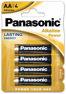 Батарейка Panasonic 5410853055815 Alkaline LR6 AA 1 5В бл/4 щелочная