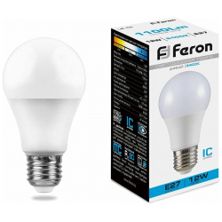 Светодиодная лампа FERON 25490 LB 93 Шар E27 12W 6400K