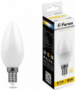 Светодиодная лампа FERON 25798 LB 570 9W 230V E14 2700K