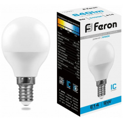 Светодиодная лампа FERON 25803 LB 550 9W 230V E14 6400K