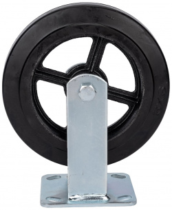 Большегрузное обрезиненное неповоротное колесо Longway  FCD80