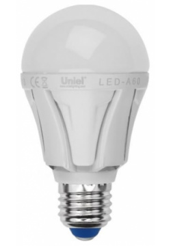 Светодиодная лампа Uniel UL 00001524 LED A60 10W/WW/E27/FR PLP01WH