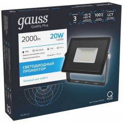 Прожектор Gauss 613511320 LED Qplus