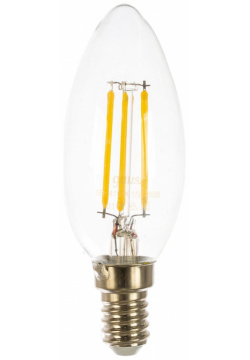 Лампа Gauss 103801205 D LED Filament Свеча dimmable
