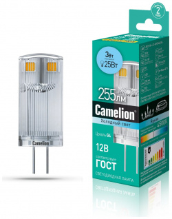 Светодиодная лампа Camelion 13701 LED3 G4 JC NF/845/G4