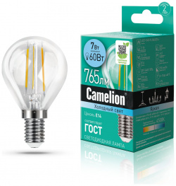 Светодиодная лампа Camelion 13458 LED7 G45 FL/845/E14