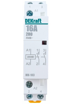 Модульный контактор DEKraft 18050DEK 1113390 МК 103 16А 230В