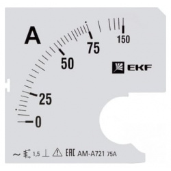 Сменная шкала для A721 EKF SQs 75 75/5А 1 5 PROxima