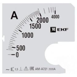 Сменная шкала для A721 EKF SQs 2000 2000/5А 1 5 PROxima