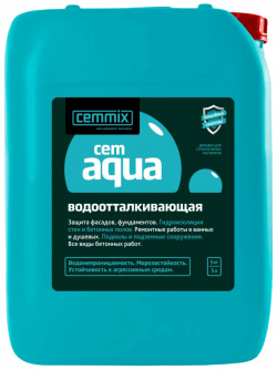 Водоотталкивающая добавка CEMMIX 206772 CemAqua