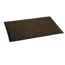 Ребристый влаговпитывающий коврик InLoran 10 462 40x60 см  коричневый