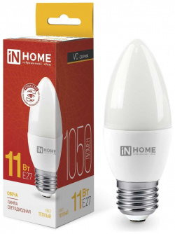 Светодиодная лампа IN HOME 4690612020488 LED СВЕЧА VC