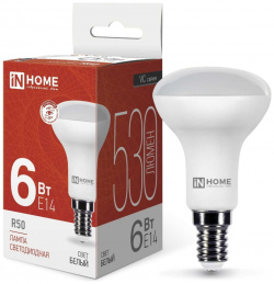 Светодиодная лампа IN HOME 4690612024264 LED R50 VC