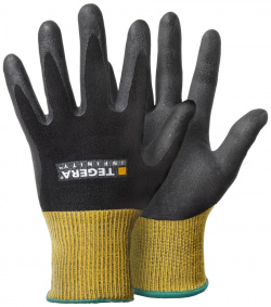 Нитриловые рабочие перчатки для защиты от механических рисков TEGERA  8800 10