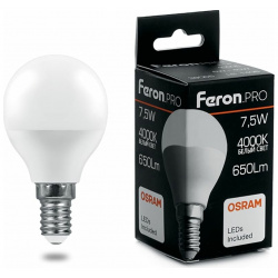 Светодиодная лампа FERON 38072 PRO LB 1407
